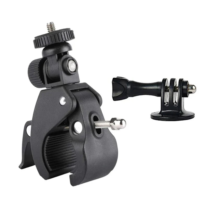 Bike & Motorcycle Handlebar Camera Mount – 360° Clip