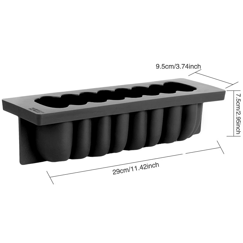 Cake Pan Tray Rectangle Shape Silicone Cake Mold Caterpillar Shape Mousse Cake Baking Silicone Forms Baking Decorating Tools Peaceful Pleasures Health and Wellness