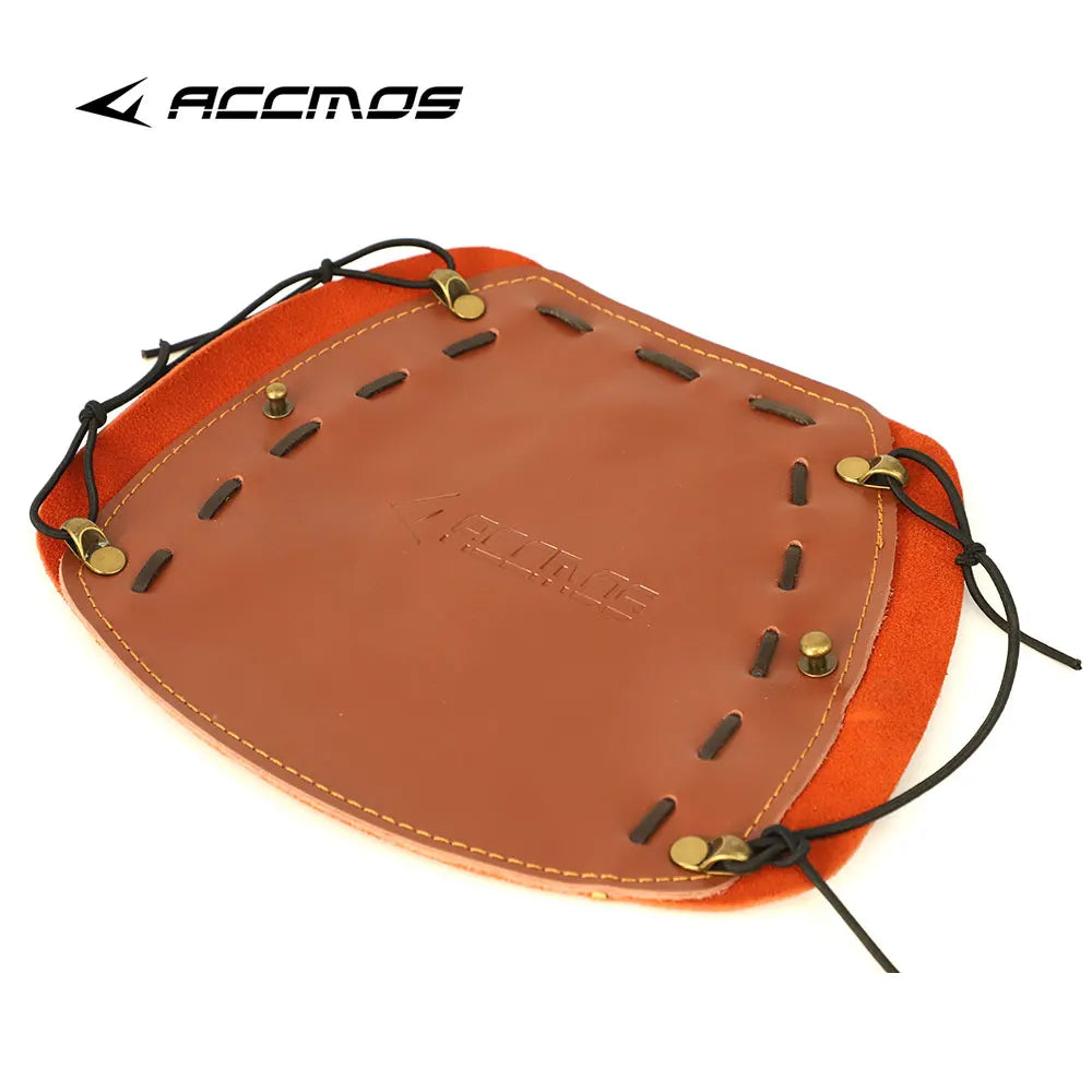 Traditional PU Leather Archery Cowhide Arm Guard Handguard Hunting
