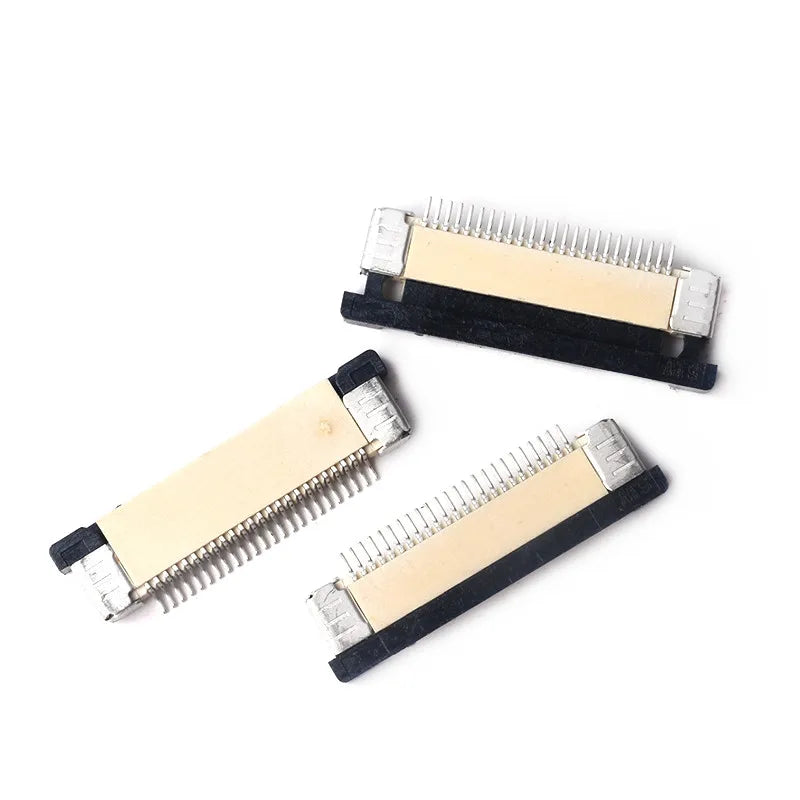 50pcs FFC FPC Connector 0.5mm 4/6/8/10/12/14/16/18/20/22 Pin Drawer Type Top Contact Flat Cable Connector Socket Sets Peaceful Pleasures Health and Wellness