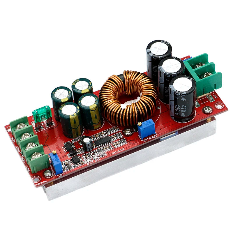 DC-DC Boost Converter Module 20A 1200W | 8-60V to 12-80V