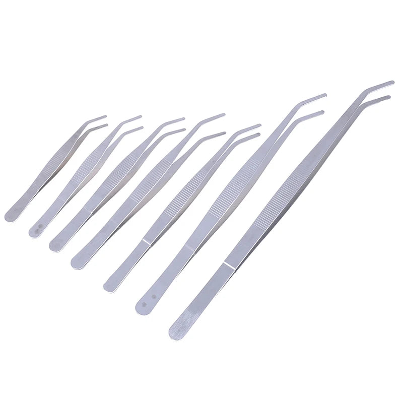 Stainless Steel Curved Elbow Tweezers | Aquarium & Electronics