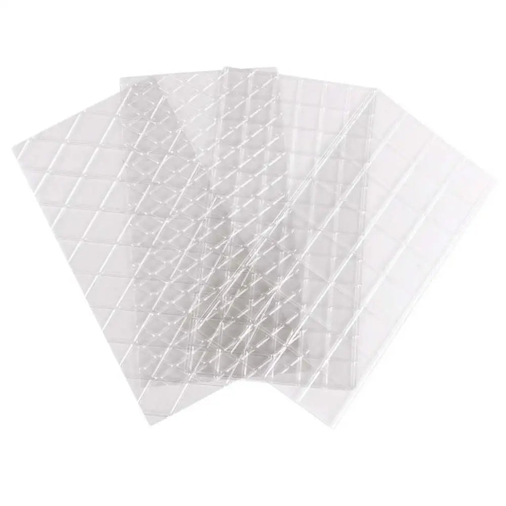 4-Piece Sugarcraft Transparent Texture Mat Set – Cake Border Decorating Molds for Fondant & Pastry