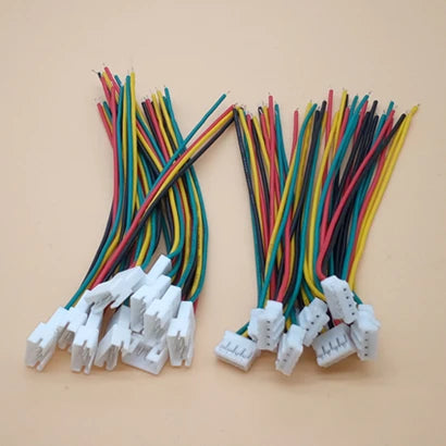 10Pair Micro JST PH 2.0 2P 3P 4P 5P 6PIN Male Female Plug Connector With Wire Cables 100mm Peaceful Pleasures Health and Wellness 10 Pairs 4P
