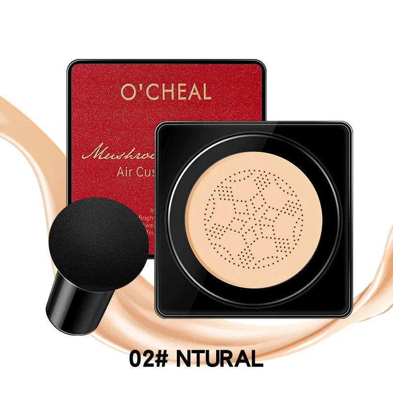 O'CHEAL Mushroom Head BB Cream Cushion Compact | SPF Foundation