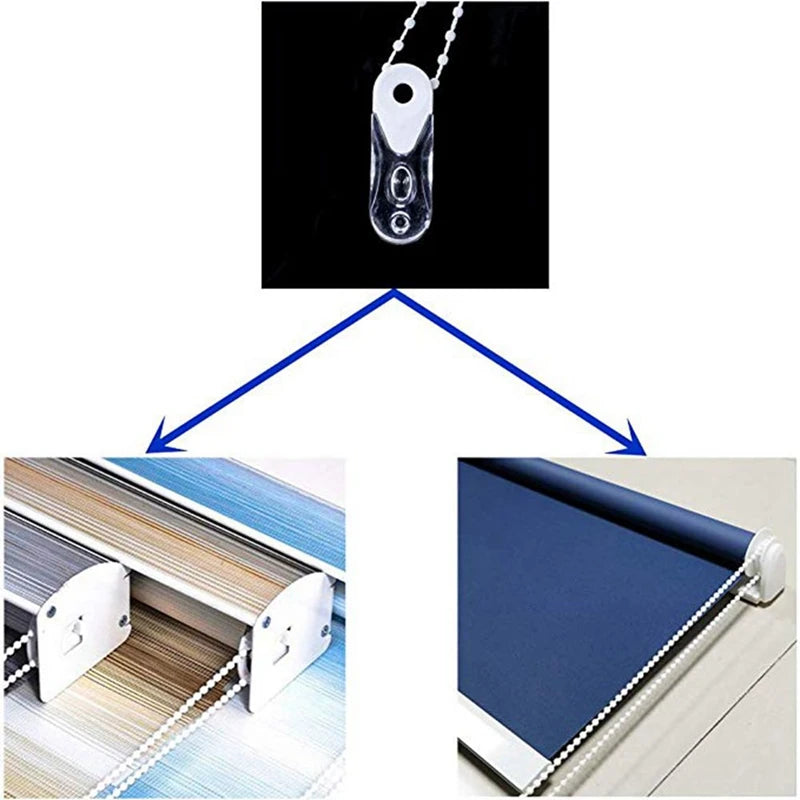 Blind Cord Weights 2-Pack – Clear Plastic Safety Handles