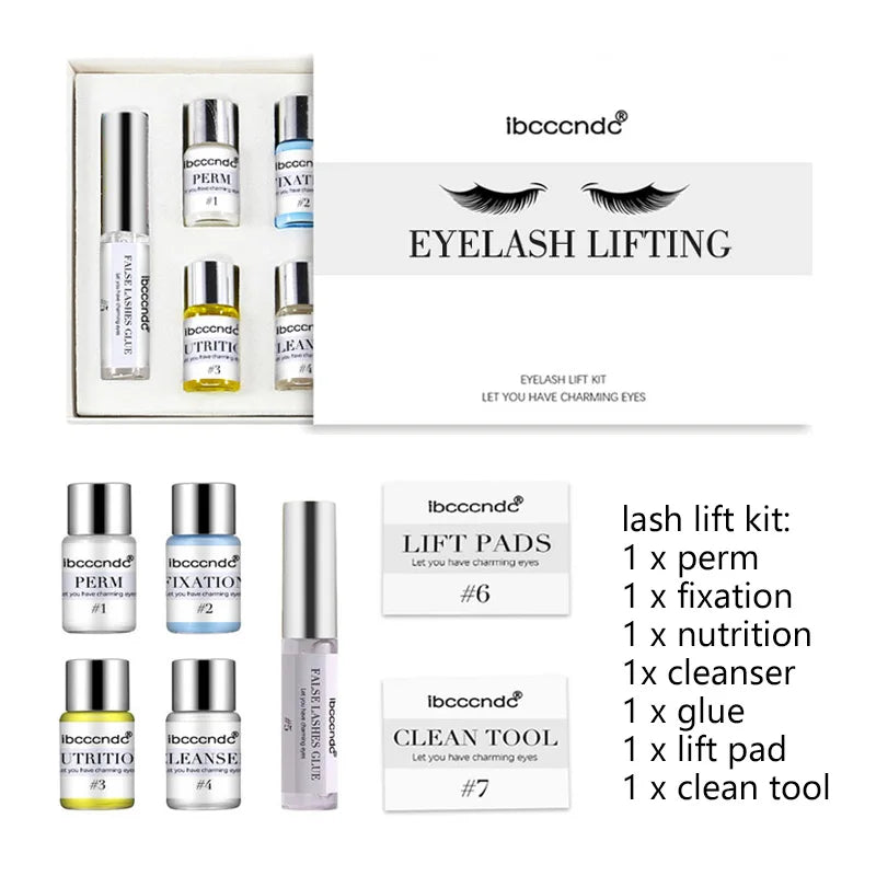 Pro Lash Lift Perming Eyelash Lifting Brow Lamination Kit Curling Eye lash Keratin Perming Lotion for Home Use Peaceful Pleasures Health and Wellness lash lift kit spain