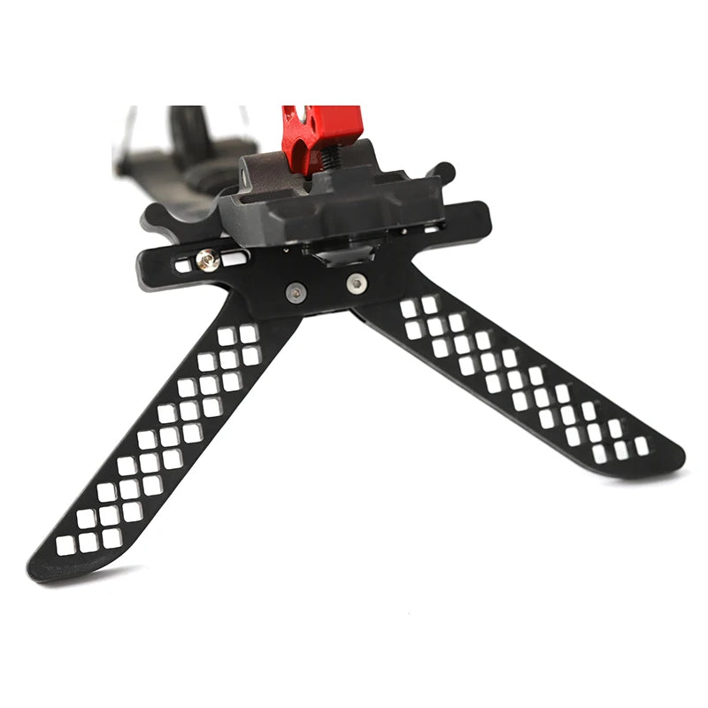 Archery Compound Bow Stand Holder Recurve Bracket Kick Rack Support