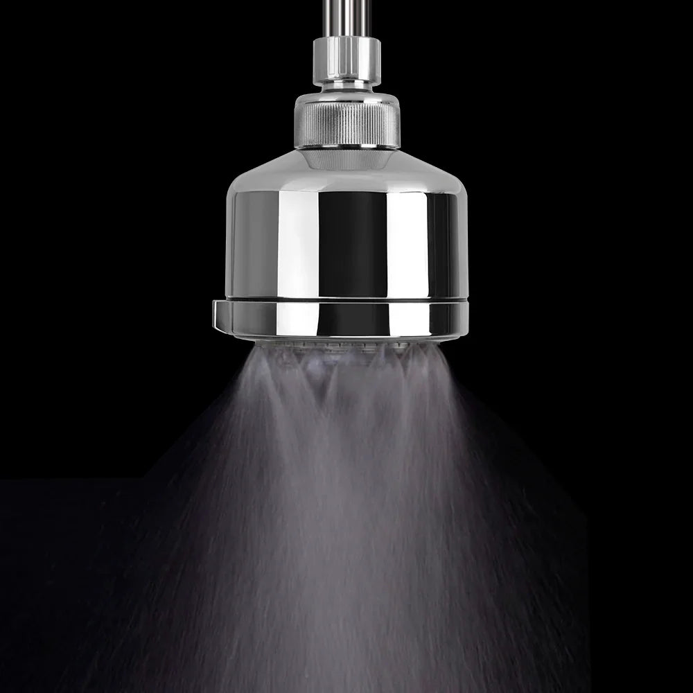 5-Setting Water-Saving Rotating Shower Head | Chrome Handheld