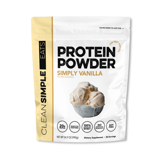 Clean Simple Eats Protein Powder Vanilla 34.9 oz 30 Servings