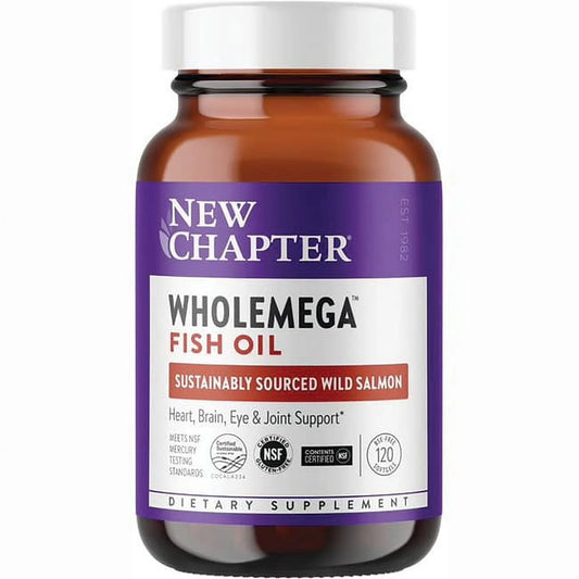 New Chapter WholeMega Fish Oil 935mg 120 Count
