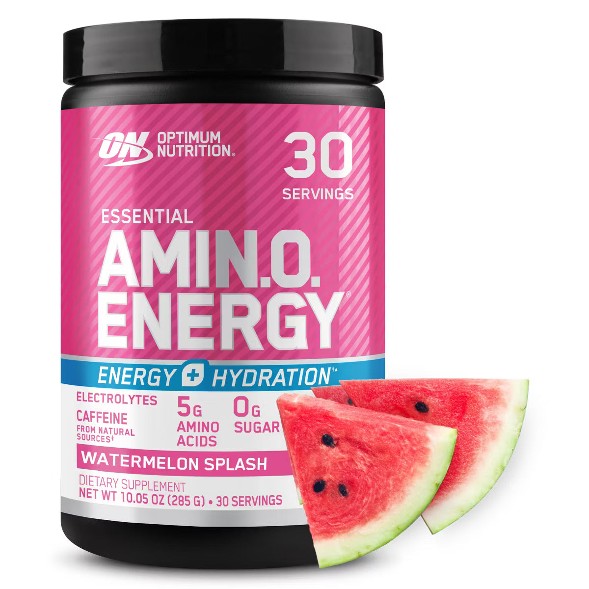 2 Pack! TWO Optimum Nutrition Essential Amino Energy Electrolytes and Hydration Powder - Watermelon - 30 Servings - 10.05oz