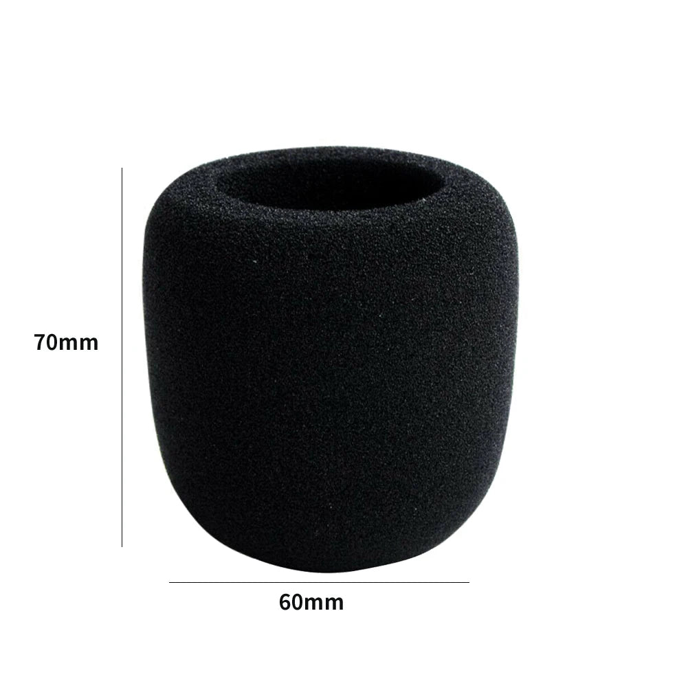 10pcs Microphone Foam Mic Sponge Cover Studio Windscreen Protective Grill Shield Peaceful Pleasures Health and Wellness