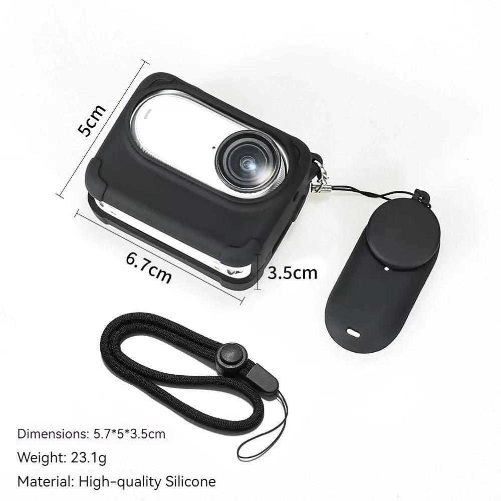 Silicone Case & Lens Cap for Insta360 GO 3 / GO 3S