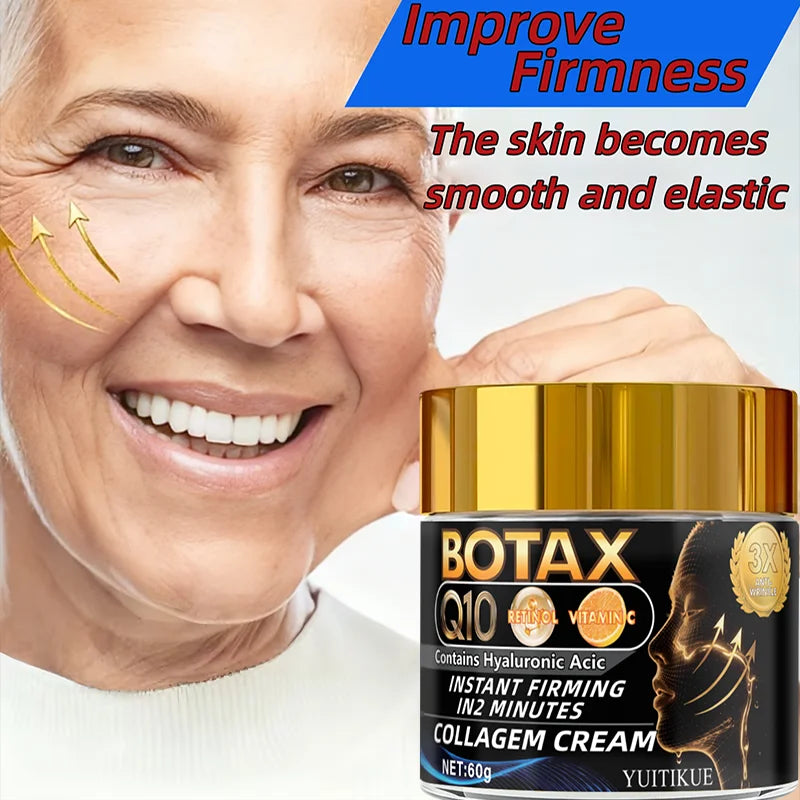 Botax face cream, containing hyaluronic acid, deeply moisturizing, instantly firming and lifting, collagen face cream Peaceful Pleasures Health and Wellness