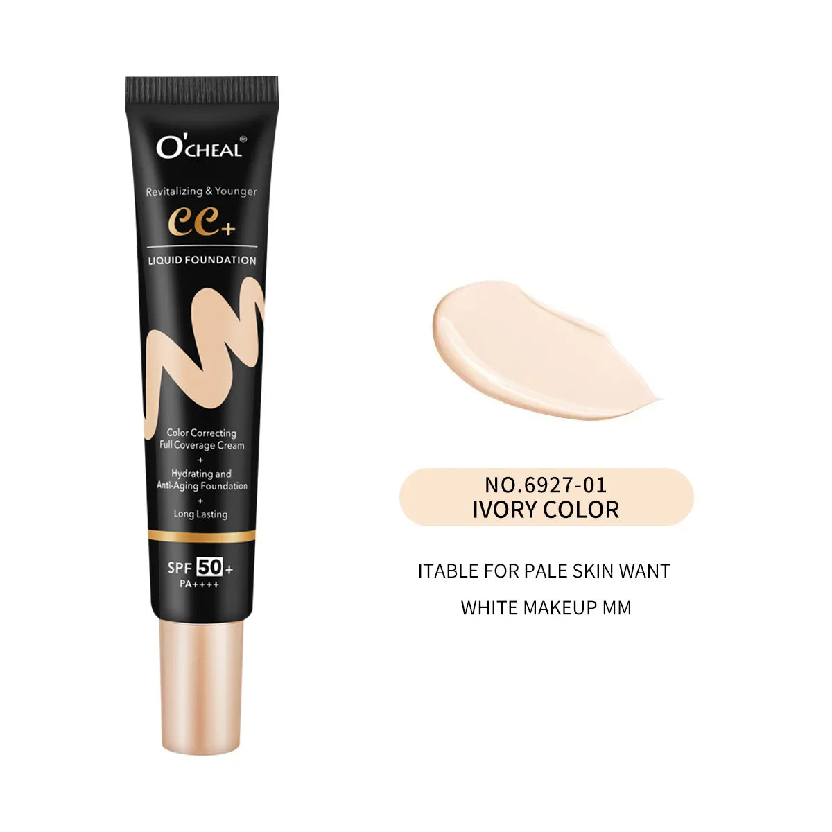 O'Cheal BB CC Cream SPF 50 PA+++ Full Coverage Foundation 30g