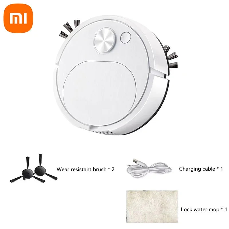 3-in-1 Robot Vacuum Cleaner 1500Pa USB Rechargeable Sweep Mop