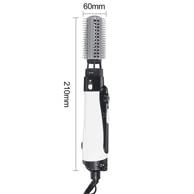 Metal Mini 2 in 1 Step Brush Pet Grooming Hair Straightener Hair Dryer Rotating and Blower Volumiser Peaceful Pleasures Health and Wellness