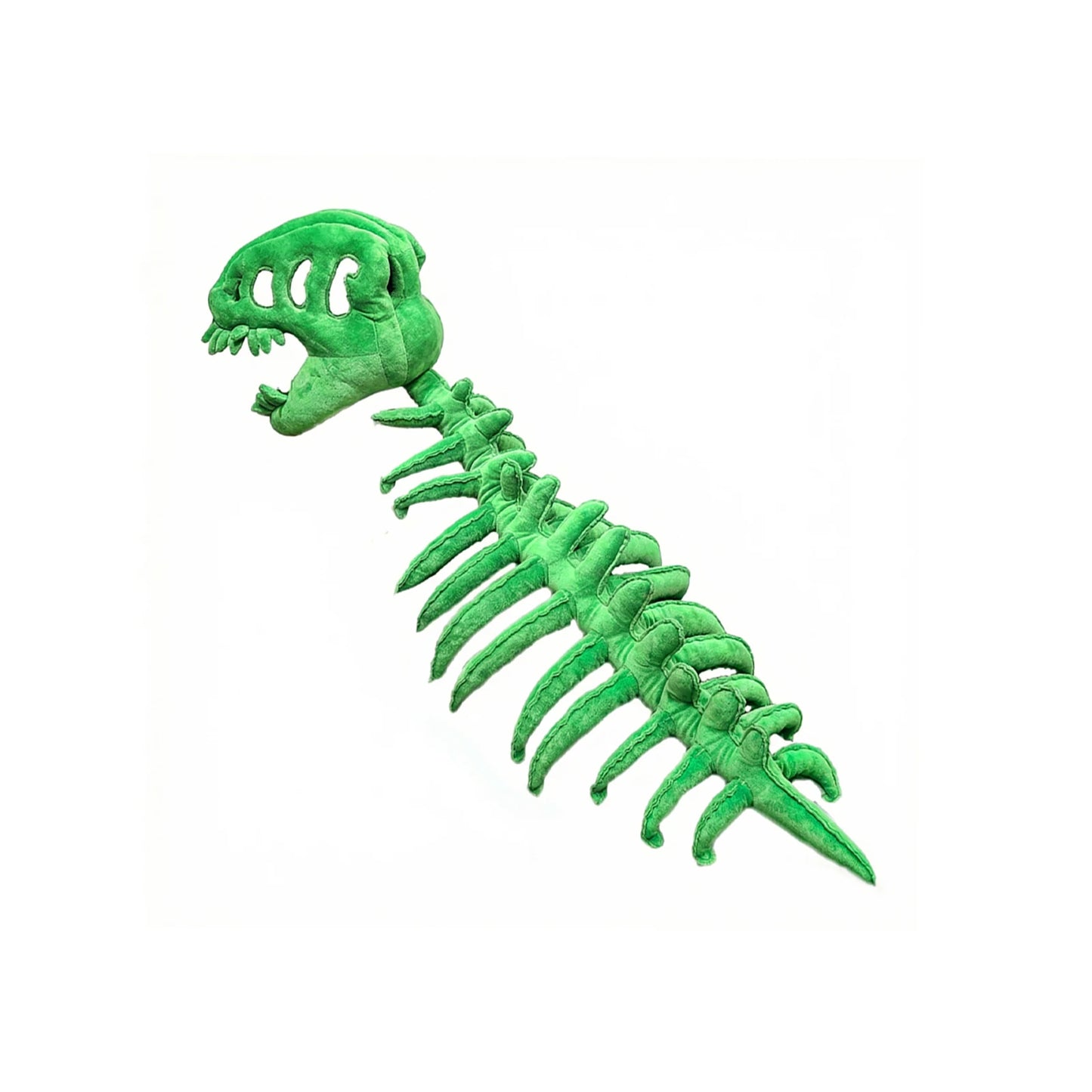 PP Cotton Realistic 3D Dinosaur Skull Outfit Easy To Clean 3D Dinosaur Skeleton Capes Plush for Dress-Up Play Parties & Photos Peaceful Pleasures Health and Wellness green 120cm