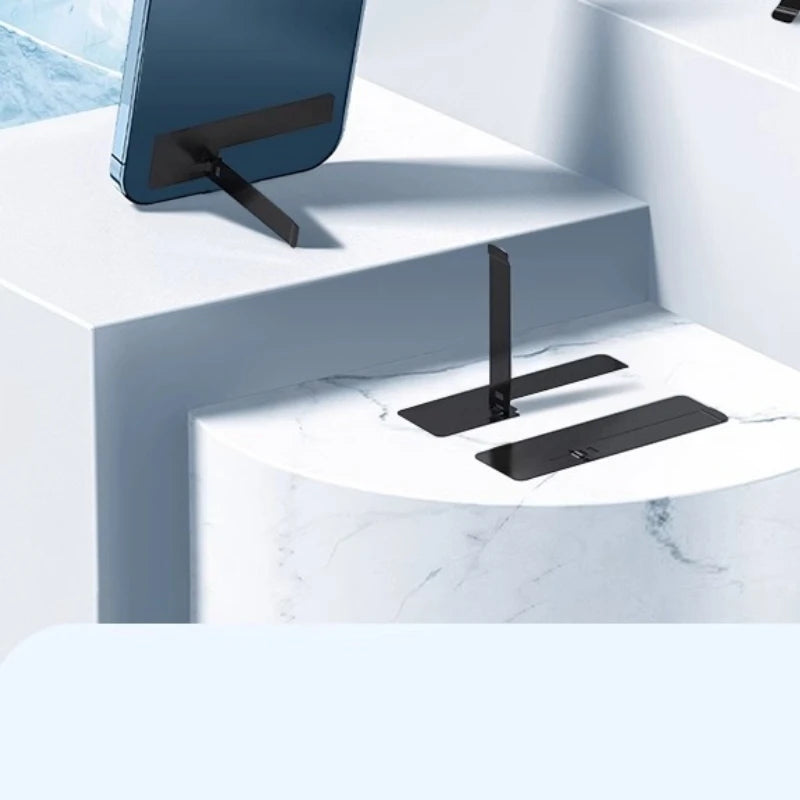 Ultra-Thin Metal Folding Phone Stand | Invisible Back Sticker Phone Kickstand Peaceful Pleasures Health and Wellness
