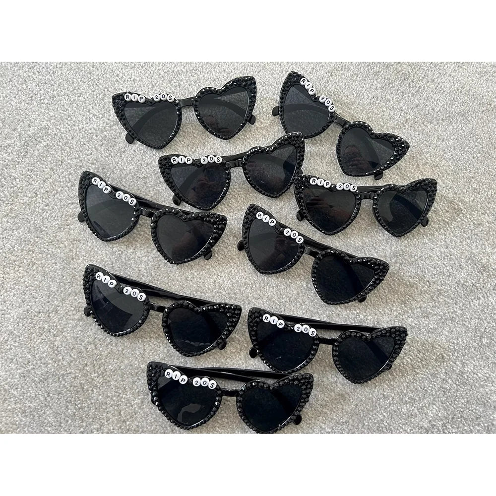 RIP 20s Heart Shaped Sunglasses | Funny 30th Birthday Party Gift
