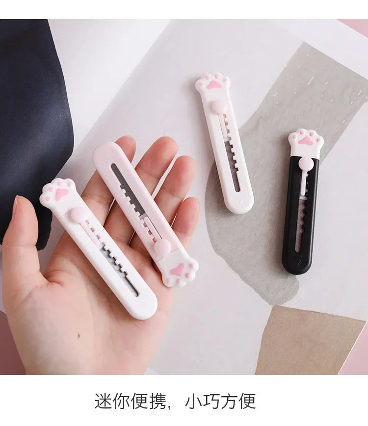 Cute Cat Paw Mini Utility Knife – Box Cutter & Letter Opener