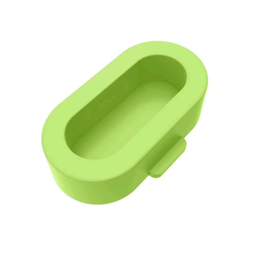 Silicone Dustproof Plug Charging Port Protector Cap For Garmin Fenix 7 7S 7X 6 6X 5 5S 5X Forerunner 965 955 265 255 245 Peaceful Pleasures Health and Wellness green