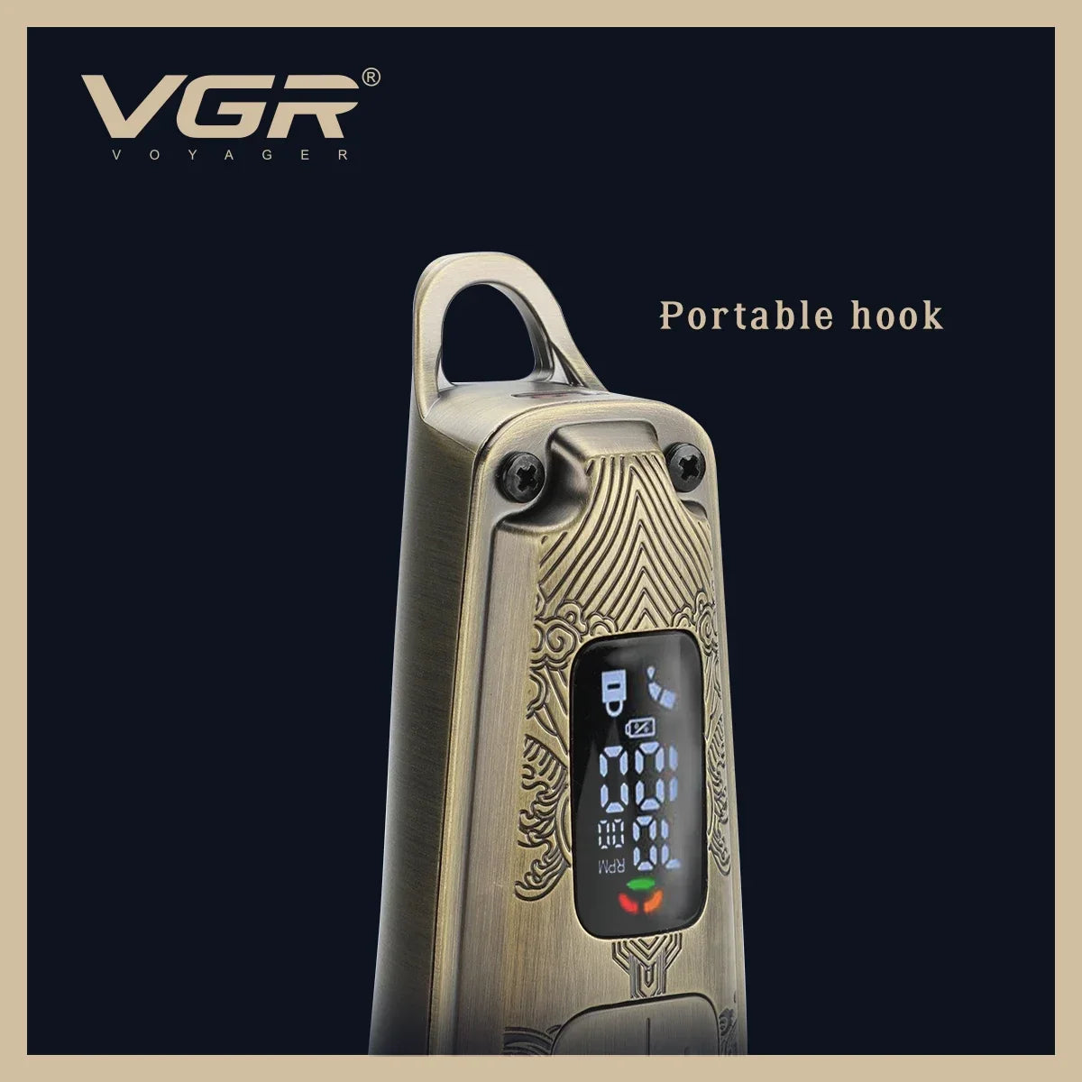 VGR V-901 Cordless Hair Clipper | Professional Men's Trimmer