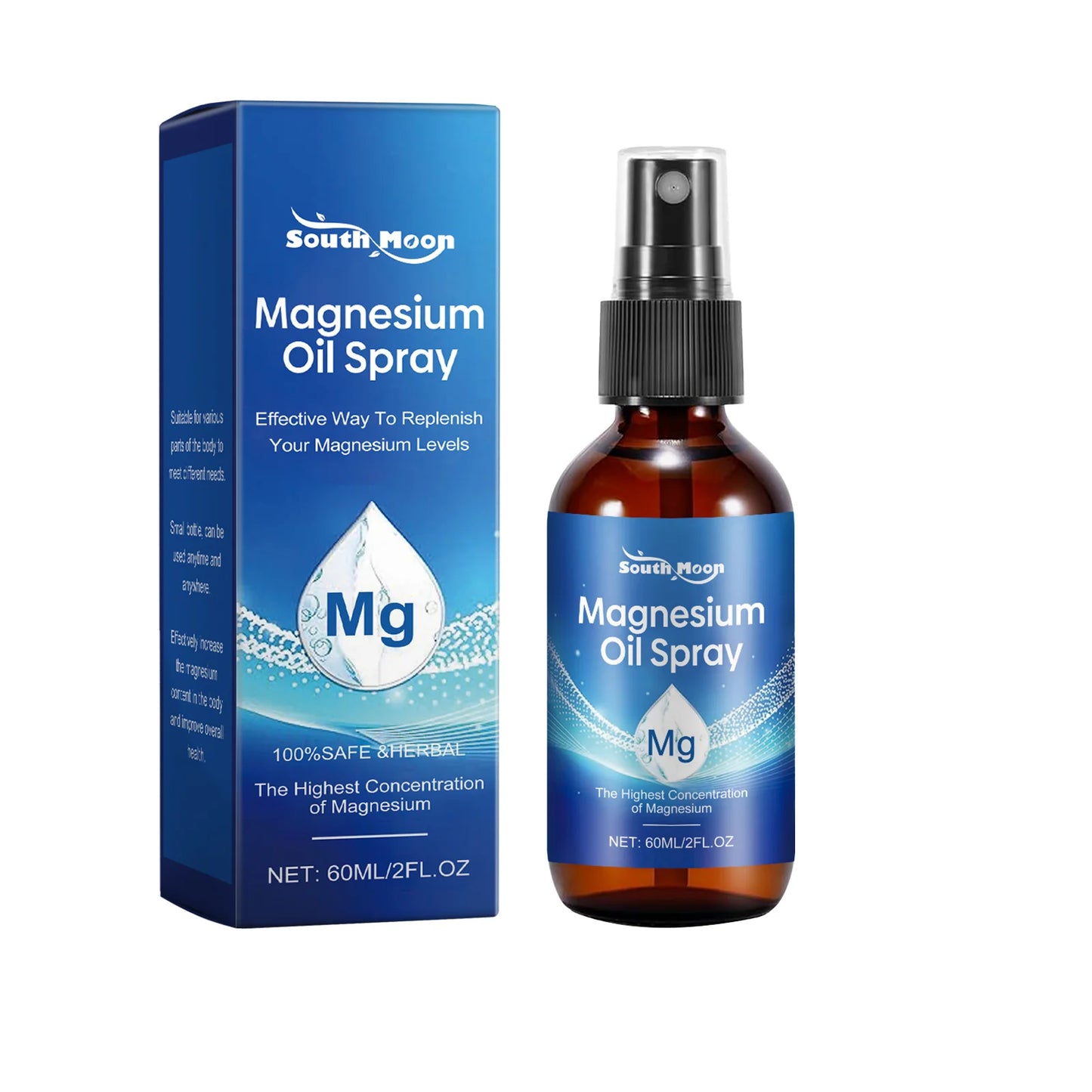 South Moon Magnesium Oil Body Spray – Tea Tree & Vitamin E 60ml