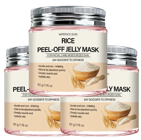 Rice Peel-Off Jelly Mask | Collagen & Hyaluronic Acid, 50g