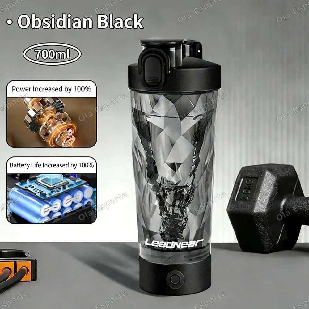 Electric Shaker Bottle 630ml USB-C Rechargeable Blender Cup