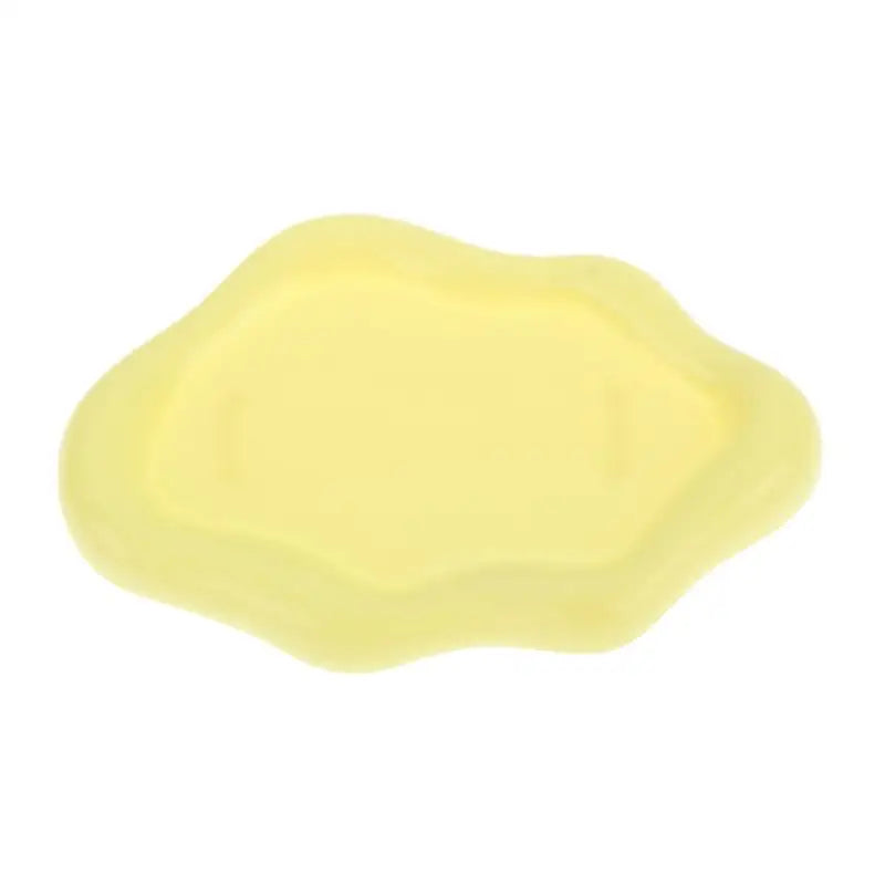 Cloud Shape Plastic Jewelry Tray Organizer for Rings Earrings Bracelets Ideal for Home Desk Storage Modern Design Peaceful Pleasures Health and Wellness Yellow