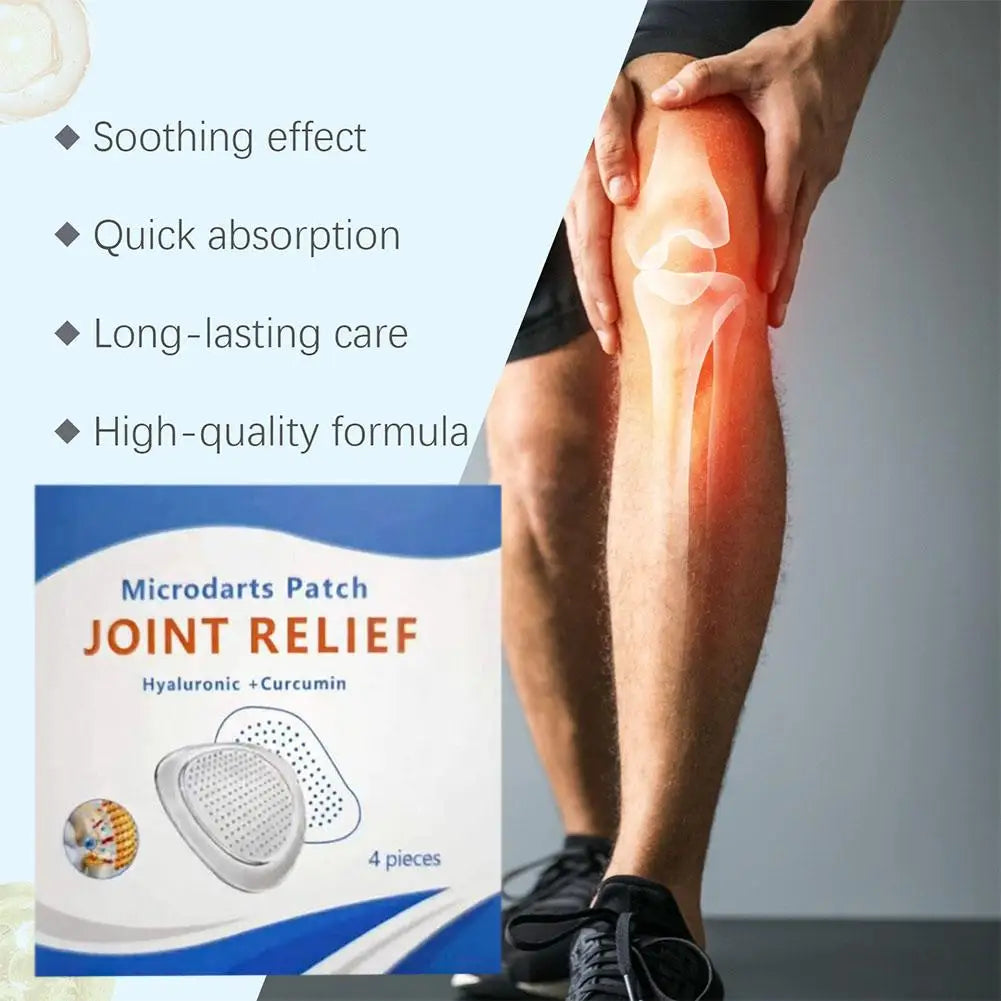 Microneedle Herbal Joint Comfort Patch – Waterproof 4 Pack