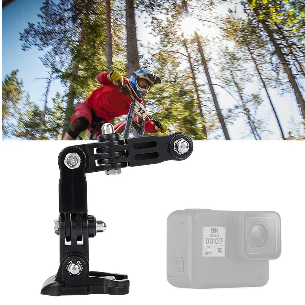 Helmet Chin Mount for GoPro Hero 13–8, Xiaomi Yi & Action Cams