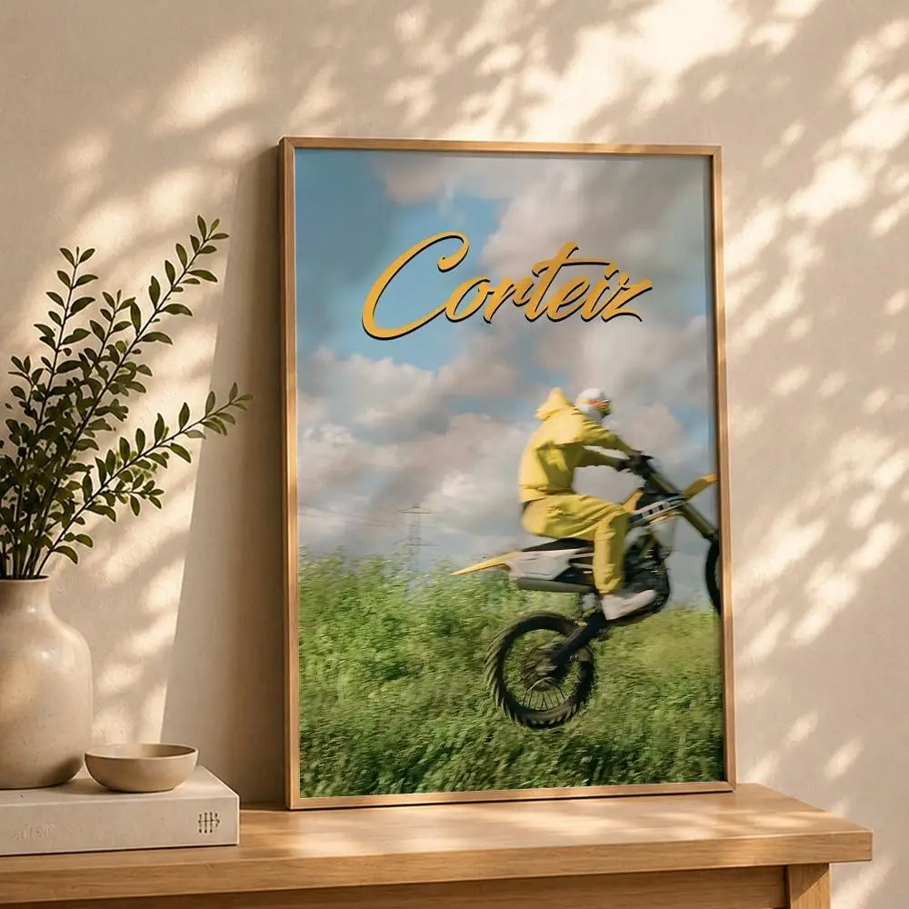 Fashion C-CorteizS Poster HD Self Adhesive Waterproof Wall Art Ideal for Home Office Dorm Bedroom Great Gift Peaceful Pleasures Health and Wellness