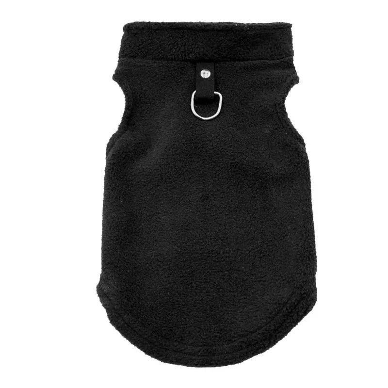 Fleece Dog Vest – Winter Jacket for Small Dogs & Cats