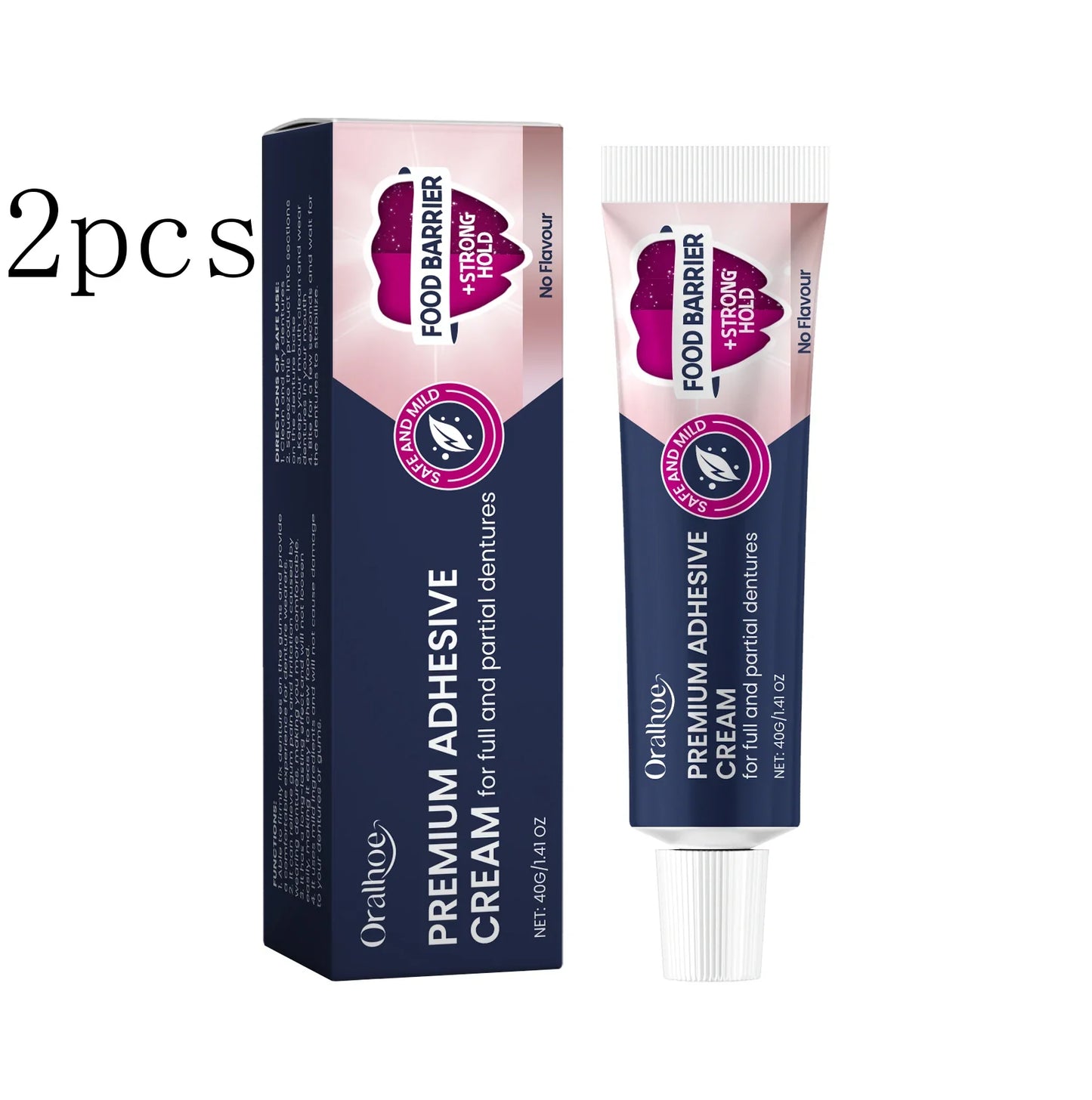 40g Denture Adhesive Cream – Strong All-Day Hold & Comfort