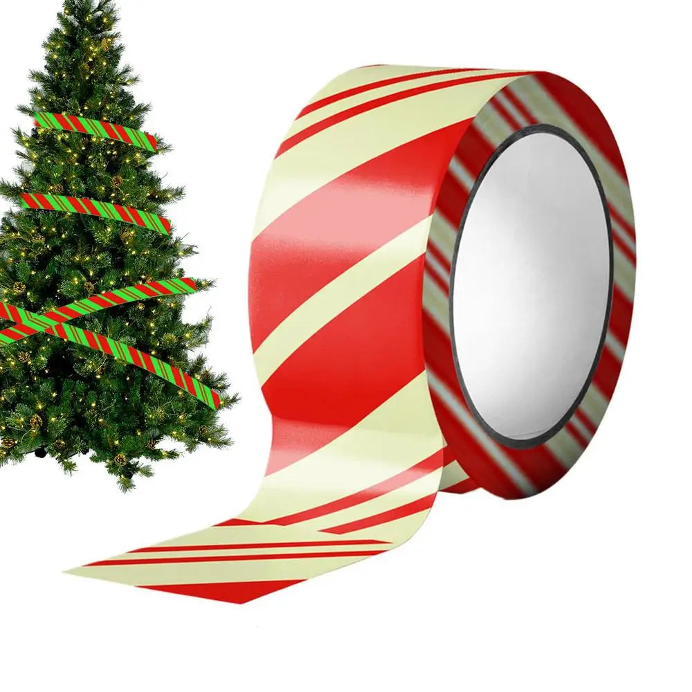 Christmas Glowing Caution Tape 16.4ft | Holiday Party Decoration