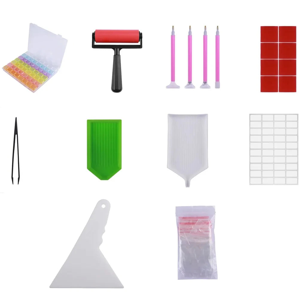 A3 Three Level Dimmable LED Light Pad Drawing Board with Adjustable Stand Eye Protection Easier for Diamond Painting Sketching Peaceful Pleasures Health and Wellness 13pcs Painting kits
