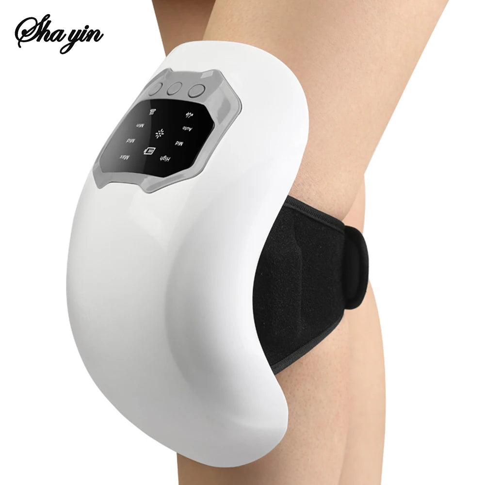 Wireless Smart Knee Massager Vibration Air Pressure Kneading Knee Massage Machine Electric Elbow Shoulder Knee masajeador Peaceful Pleasures Health and Wellness