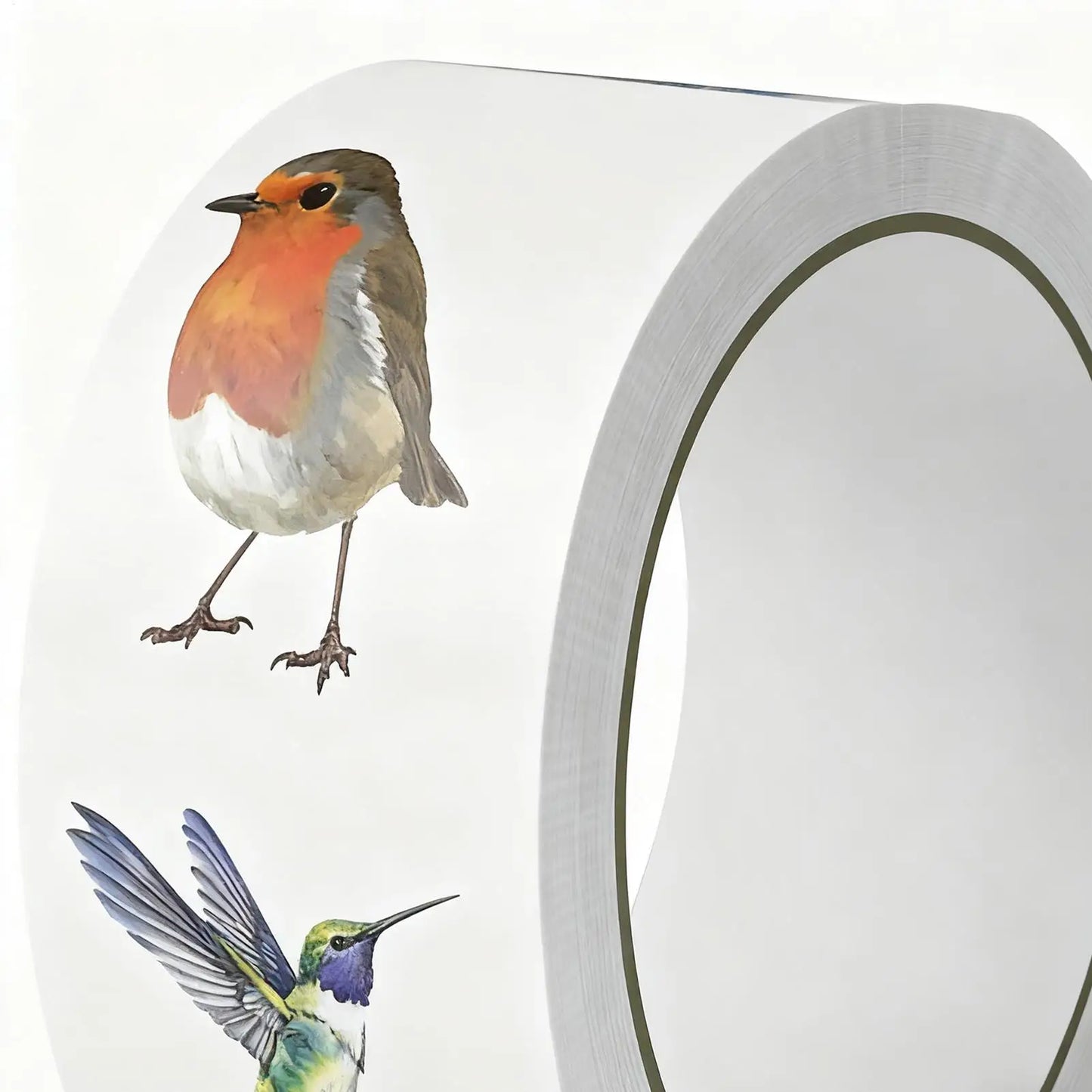 500 Cartoon Bird Stickers Roll – Waterproof DIY Decals