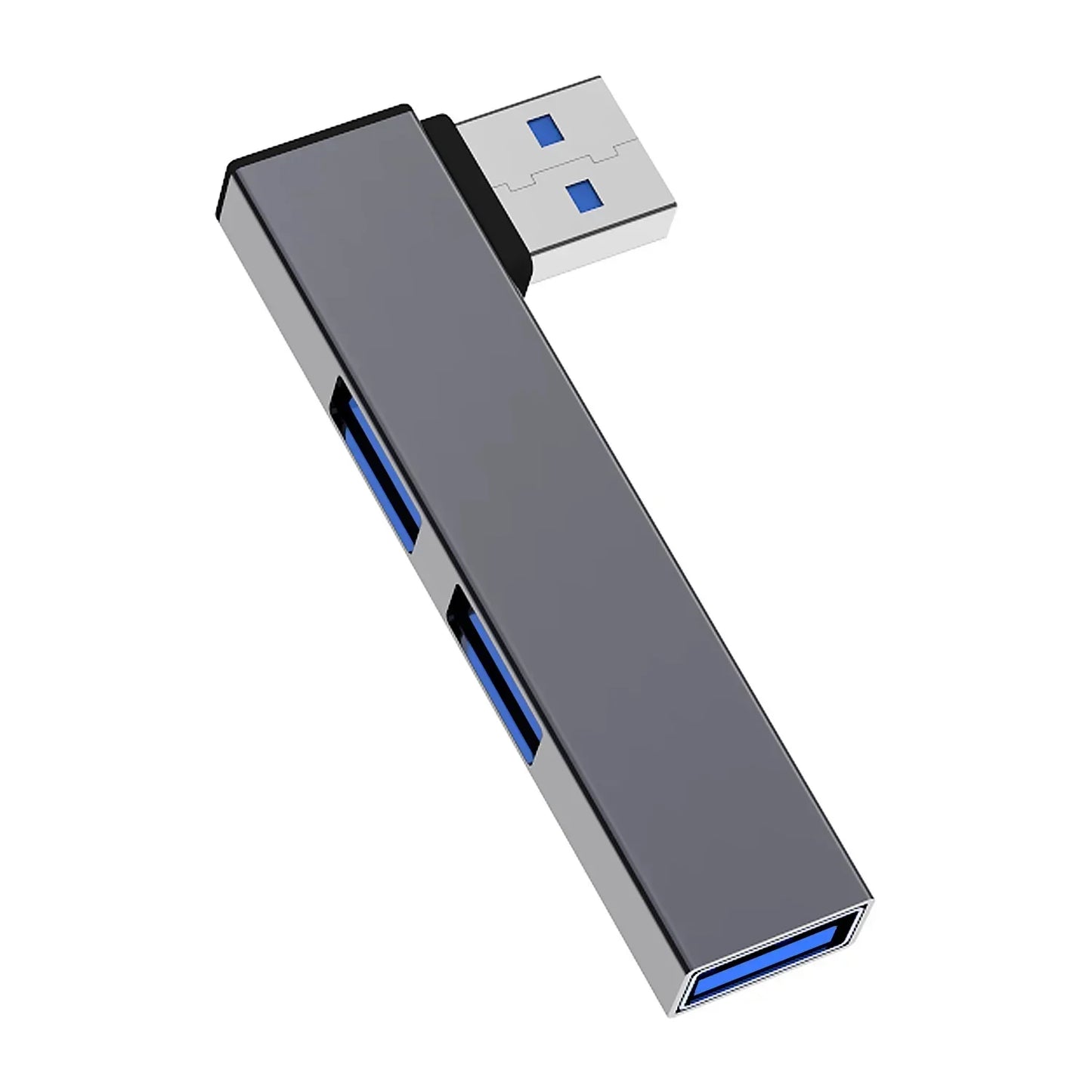 3 in 1 USB HUB OTG USB 3.0/Type-C 3.0 To 3 USB USB Splitter Hub Speed 5.0Gbps 3 Port Type C HUB for PC Laptop Notebook Peaceful Pleasures Health and Wellness USB-gray