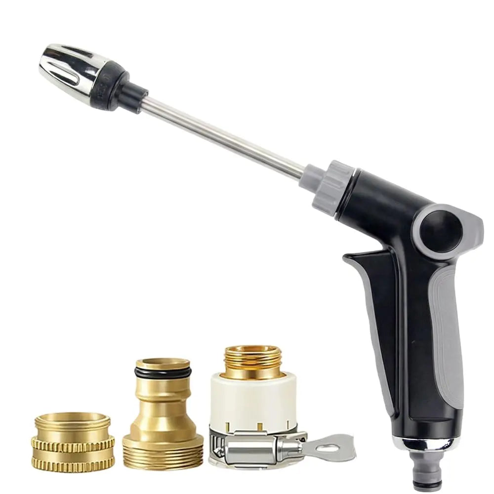Heavy Duty Garden Hose Nozzle, Multi-Function Sprayer for Yard, Car & Pet Cleaning, High Pressure Water Washer Jet (2026 New) Peaceful Pleasures Health and Wellness B