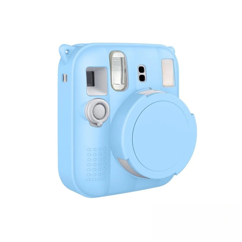 Silicone Protective Case Back Cover Design For The Instax Mini 13 Camera Provides All-Around Protection Against Shocks And Drops Peaceful Pleasures Health and Wellness blue