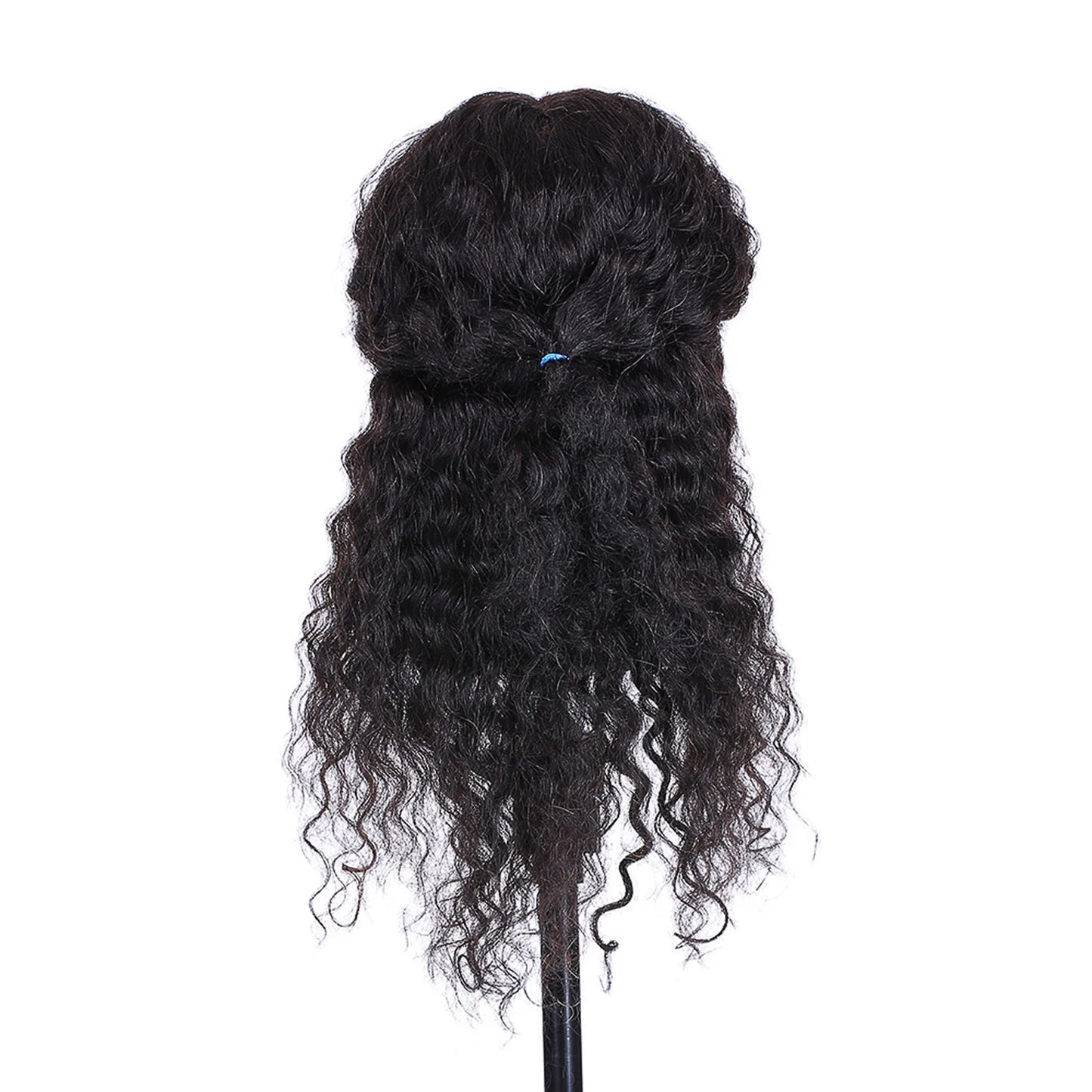 Hairdresser Training Head Mannequin 100 Real Hair Tripod Manikin