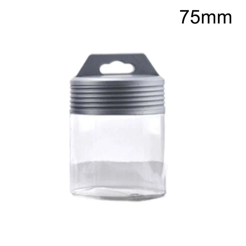 Modular Transparent Plastic Storage Bottles for Small Parts