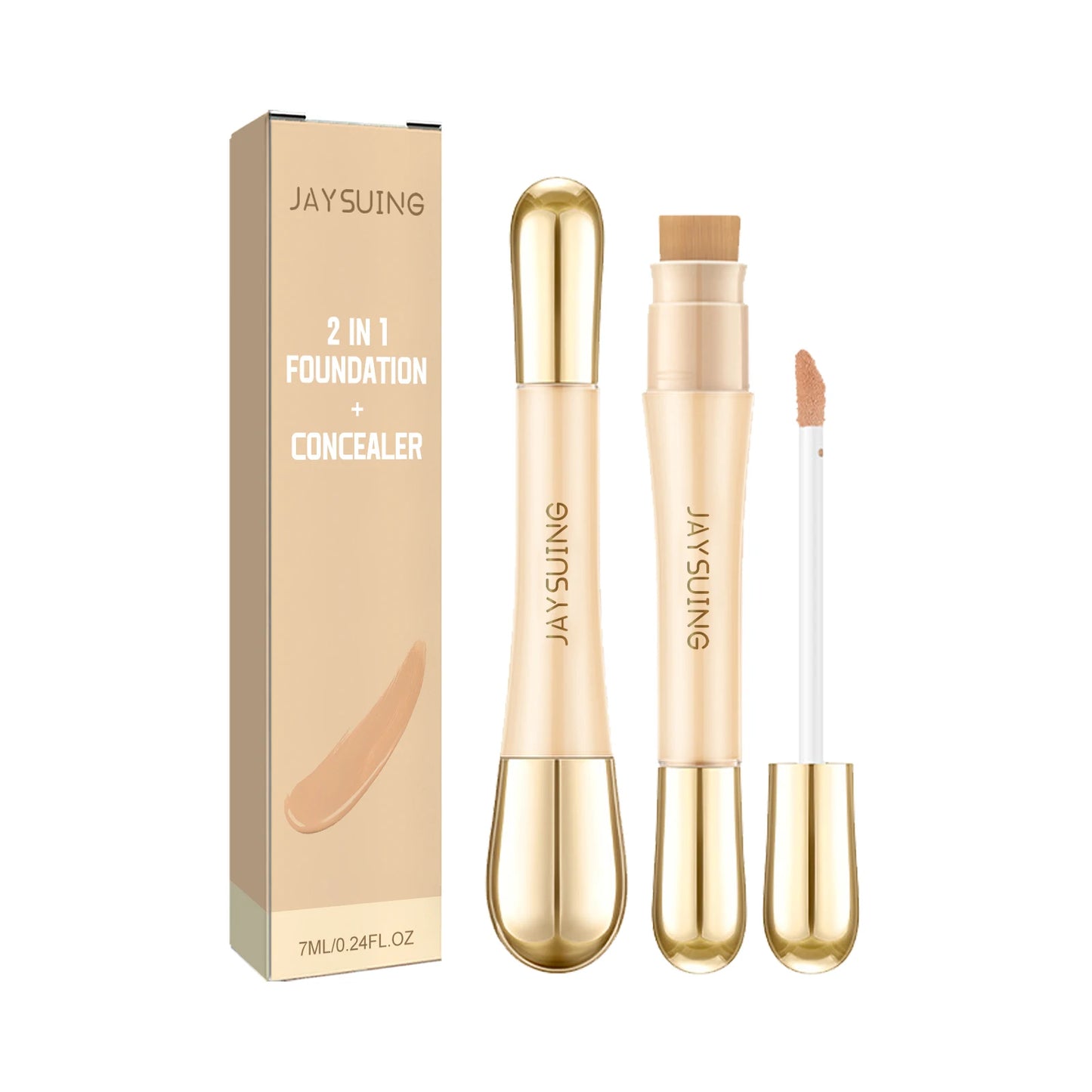Jaysuing Dual-Ended Liquid Concealer & Foundation Wand