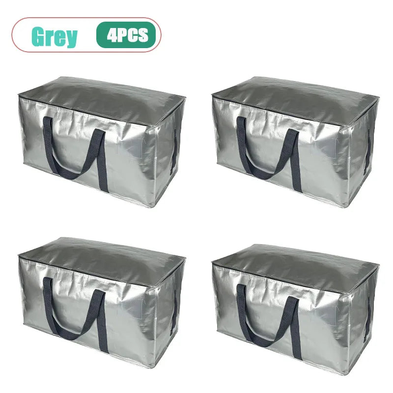 Large Heavy Duty Waterproof Woven Moving Storage Bag – Foldable