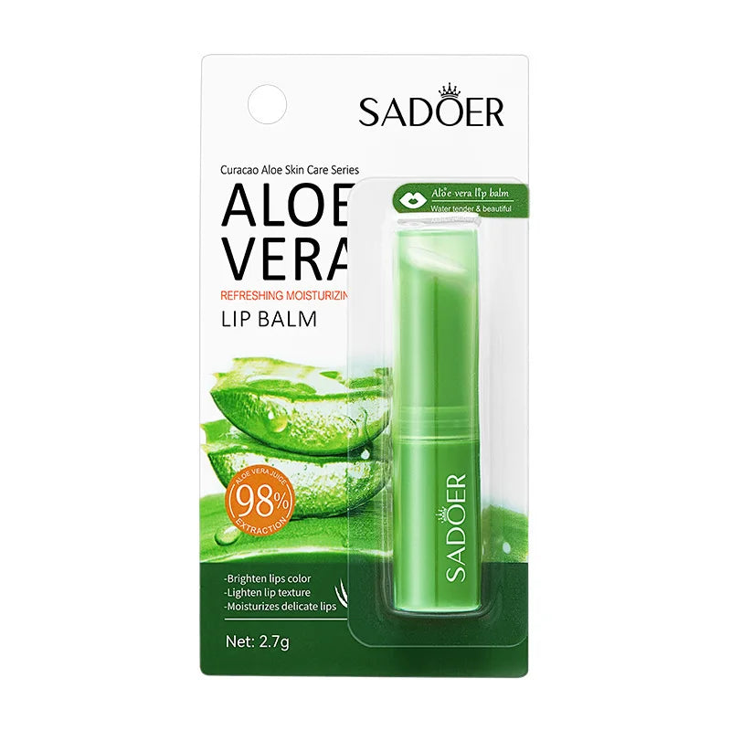 SADOER Vitamin C Aloe Coconut Lip Balm – Moisturizing Repair