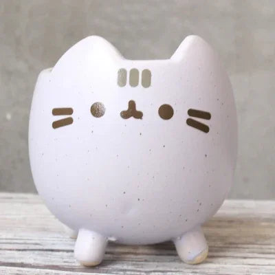 Cute Cat Ceramic Succulent Pot | Animal Planter Gift